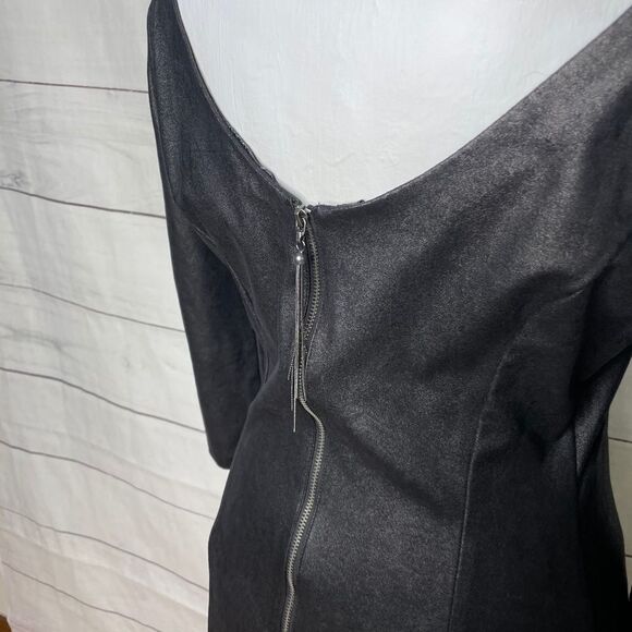 Guess Black 3/4 Sleeve Rita Bodycon Dress mediium - Picture 4 of 11